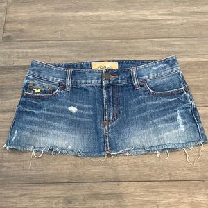 store Hollister Jean Skirt 3 Size Juniors